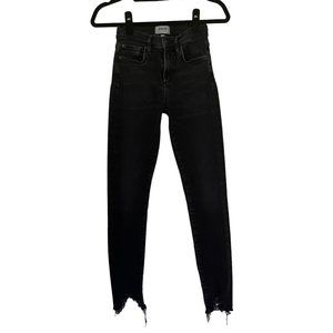 Agolde Sophie Mid Rise Skinny Ankle Jean - Black - Size 25